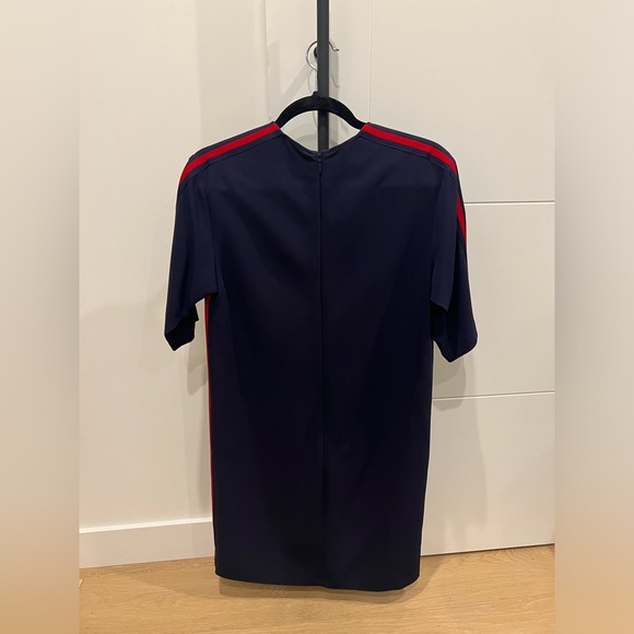 Gucci Navy & Red Stripe Shift Dress | Medium - Picture 7 of 8